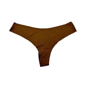 SKIMS Kim Kardashian Free Cut Thong Panty Oxide Brown PN-THG-0852 Womens Size 2X